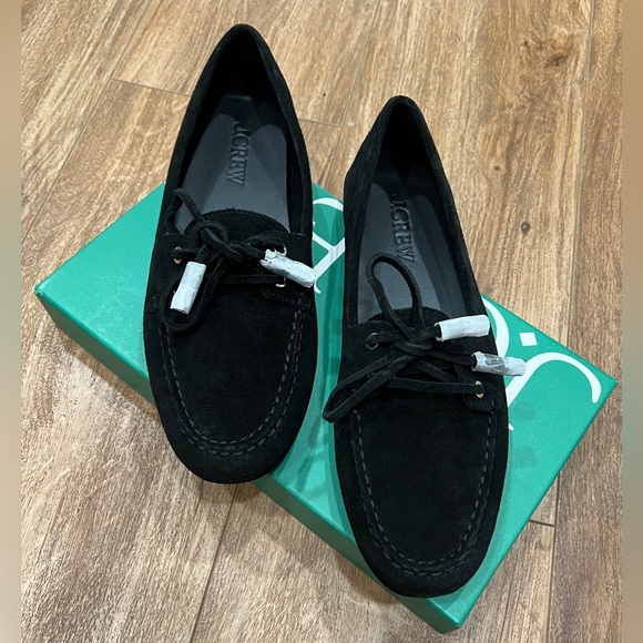 J. Crew Black Suede Moccasins - Picture 4 of 10